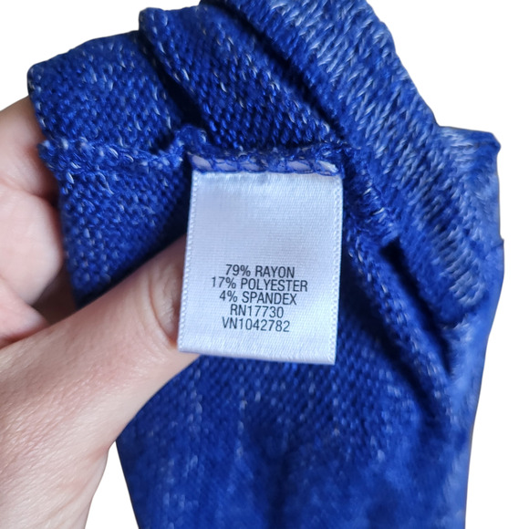 Mossimo blue striped short sleeve shirt, size xs* - Picture 5 of 5